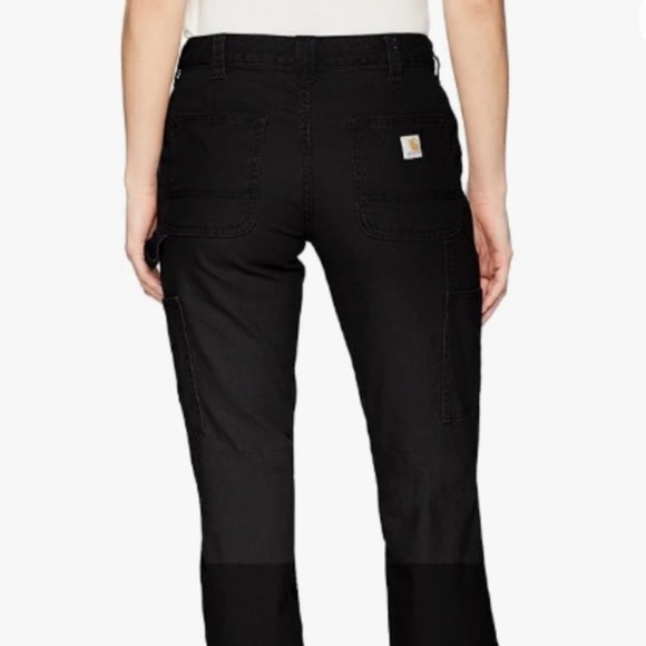 Carhartt Womens Rugged Flex Loose Fit Canvas Double-Front Work Pant Size 16S - Picture 2 of 10